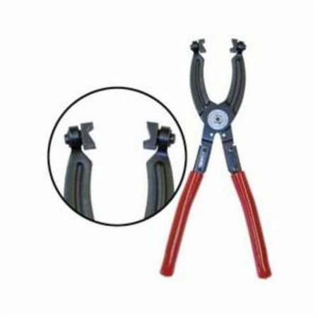 Mag-Mate Hose Clamp Plier, Click Style Push Pin, 1012 Length, 212 Width, 062 Height, Steel Body, Viny PLC110
